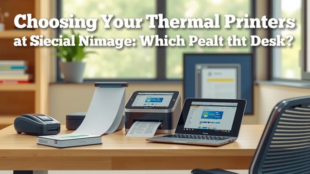 Choosing Your Thermal Printer: On the Go or At Your Desk?