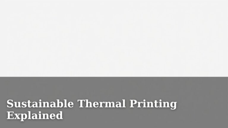 Sustainable Thermal Printing Explained