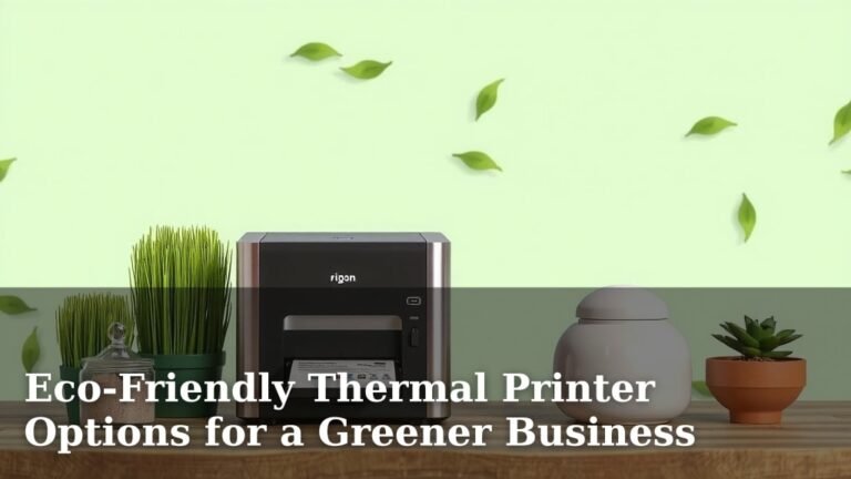Eco-Friendly Thermal Printer Options for a Greener Business