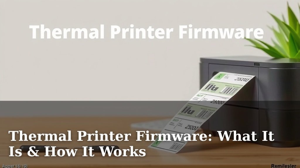 Thermal Printer Firmware: What It Is & How It Works