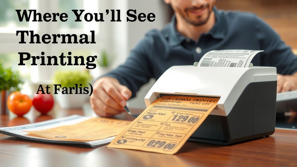 Where You'll See Thermal Printing in Action