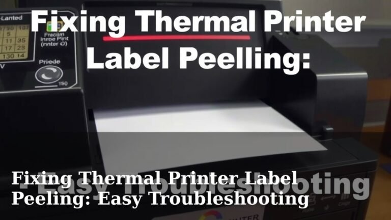 Fixing Thermal Printer Label Peeling: Easy Troubleshooting