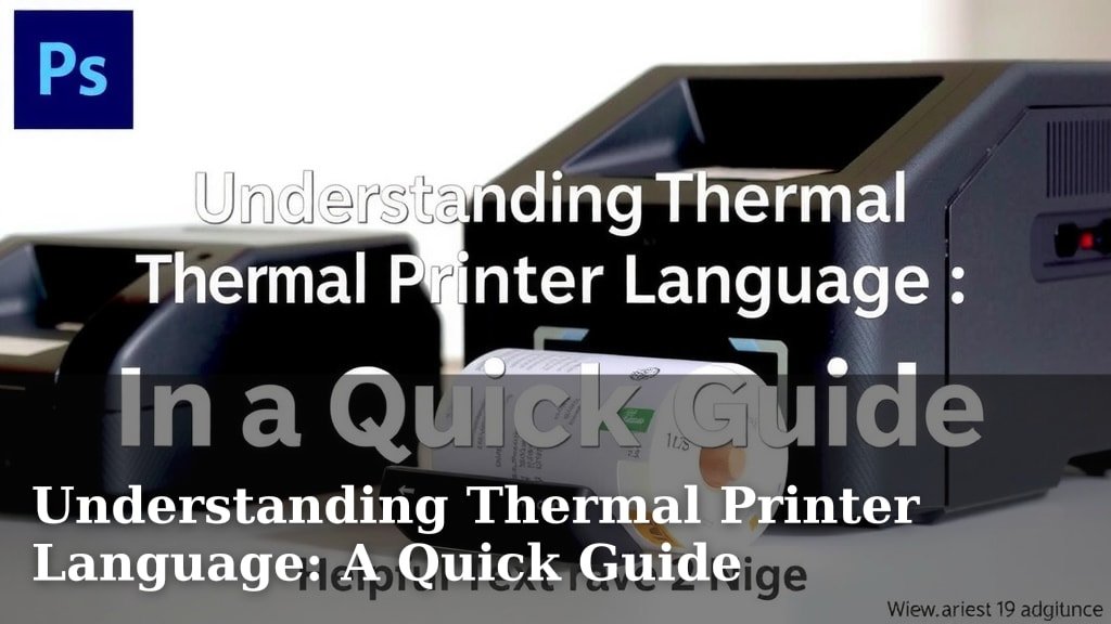 Understanding Thermal Printer Language: A Quick Guide