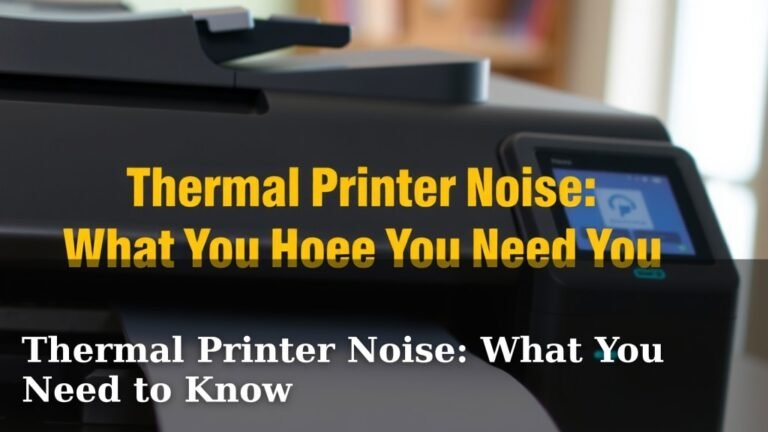 Thermal Printer Noise: What You Need to Know