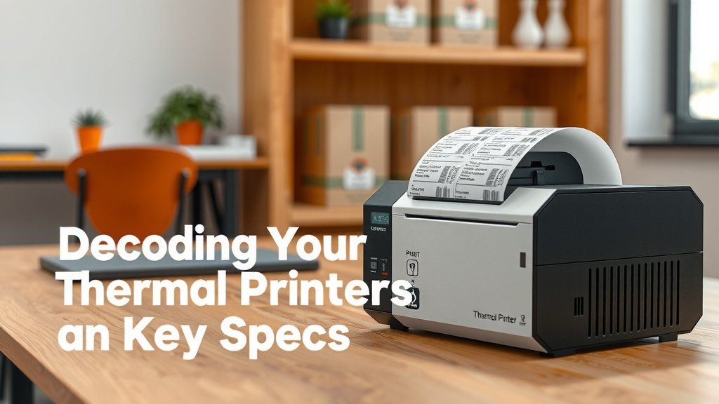Decoding Your Thermal Printer's Key Specs