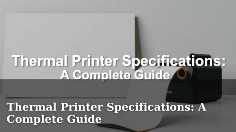 Thermal Printer Specifications: A Complete Guide