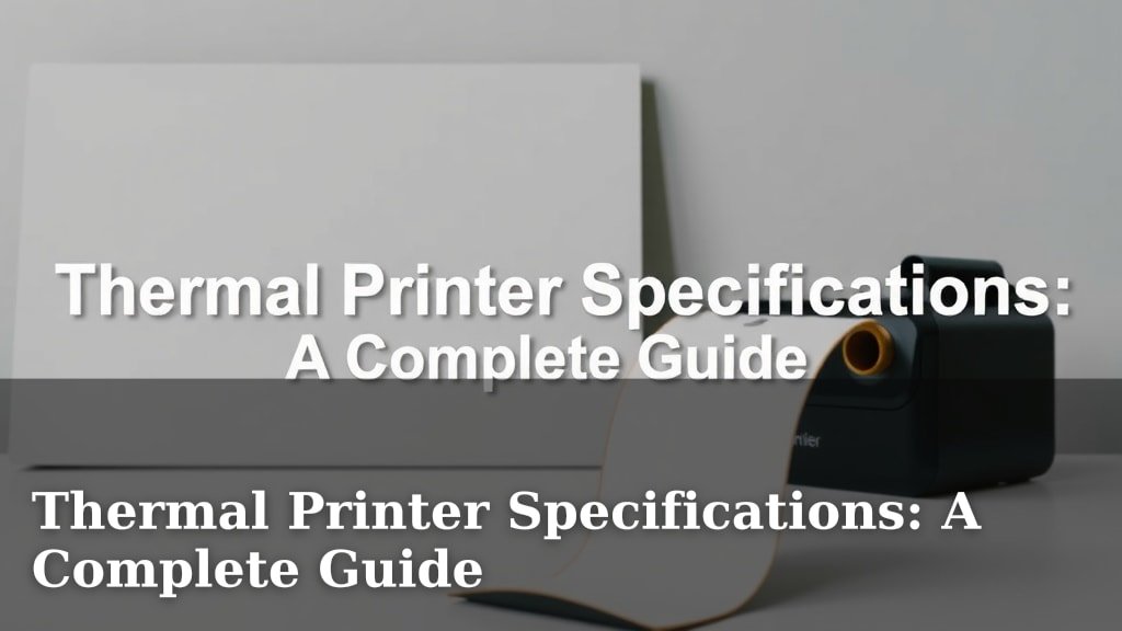 Thermal Printer Specifications: A Complete Guide