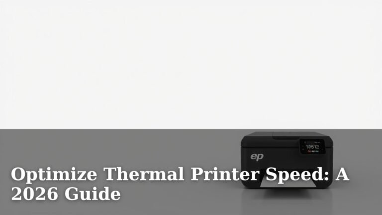 Optimize Thermal Printer Speed: A 2026 Guide