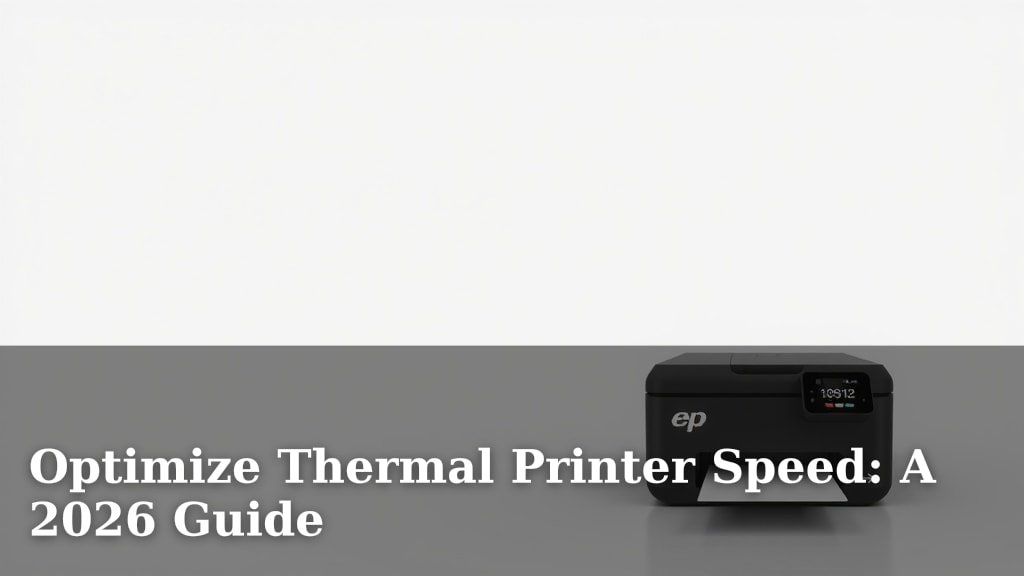 Optimize Thermal Printer Speed: A 2026 Guide