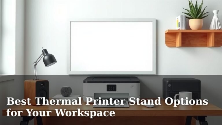 Best Thermal Printer Stand Options for Your Workspace