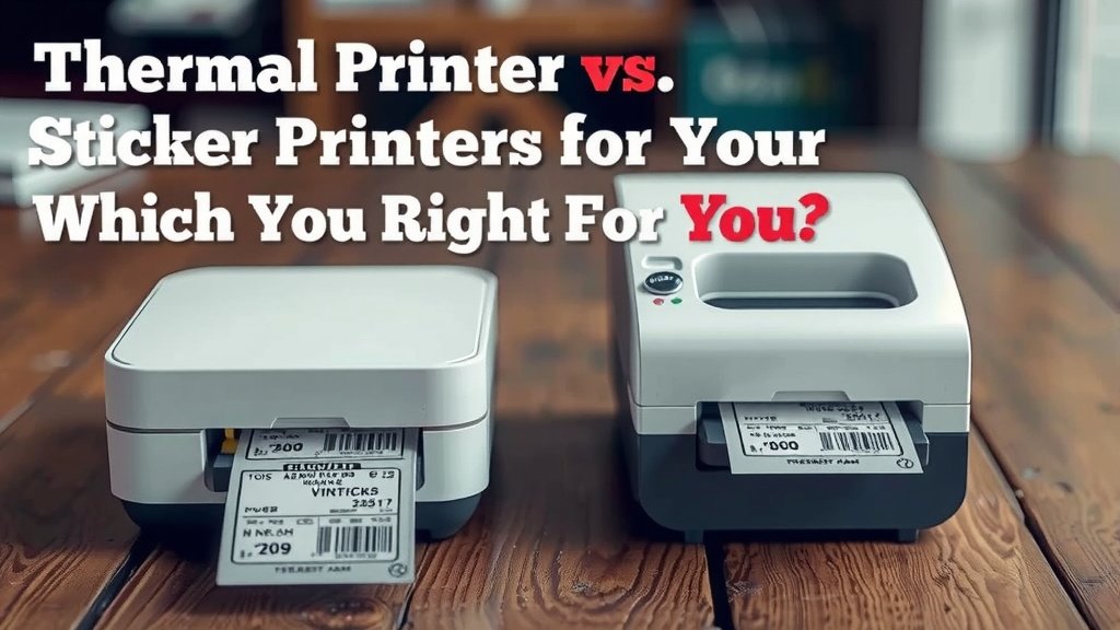 Understanding Thermal vs. Sticker Printers for Your Needs