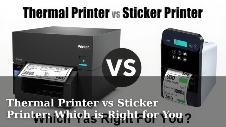 Thermal Printer vs Sticker Printer: Which is Right for You