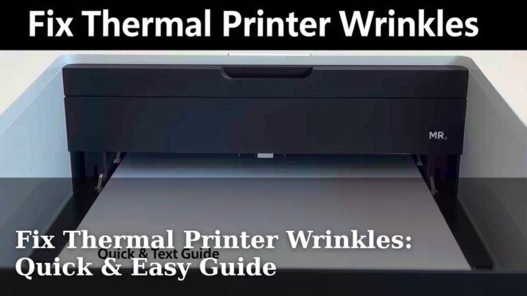 Fix Thermal Printer Wrinkles: Quick & Easy Guide