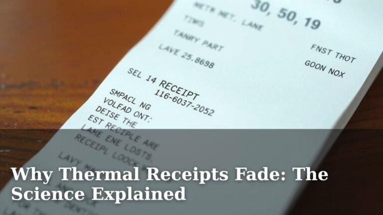 Why Thermal Receipts Fade: The Science Explained