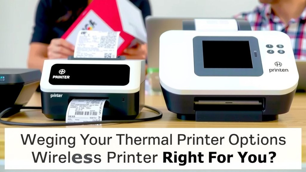 Weighing Your Thermal Printer Connection Options