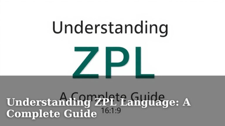 Understanding ZPL Language: A Complete Guide